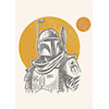 Star Wars Boba Fett Illustration Iconic